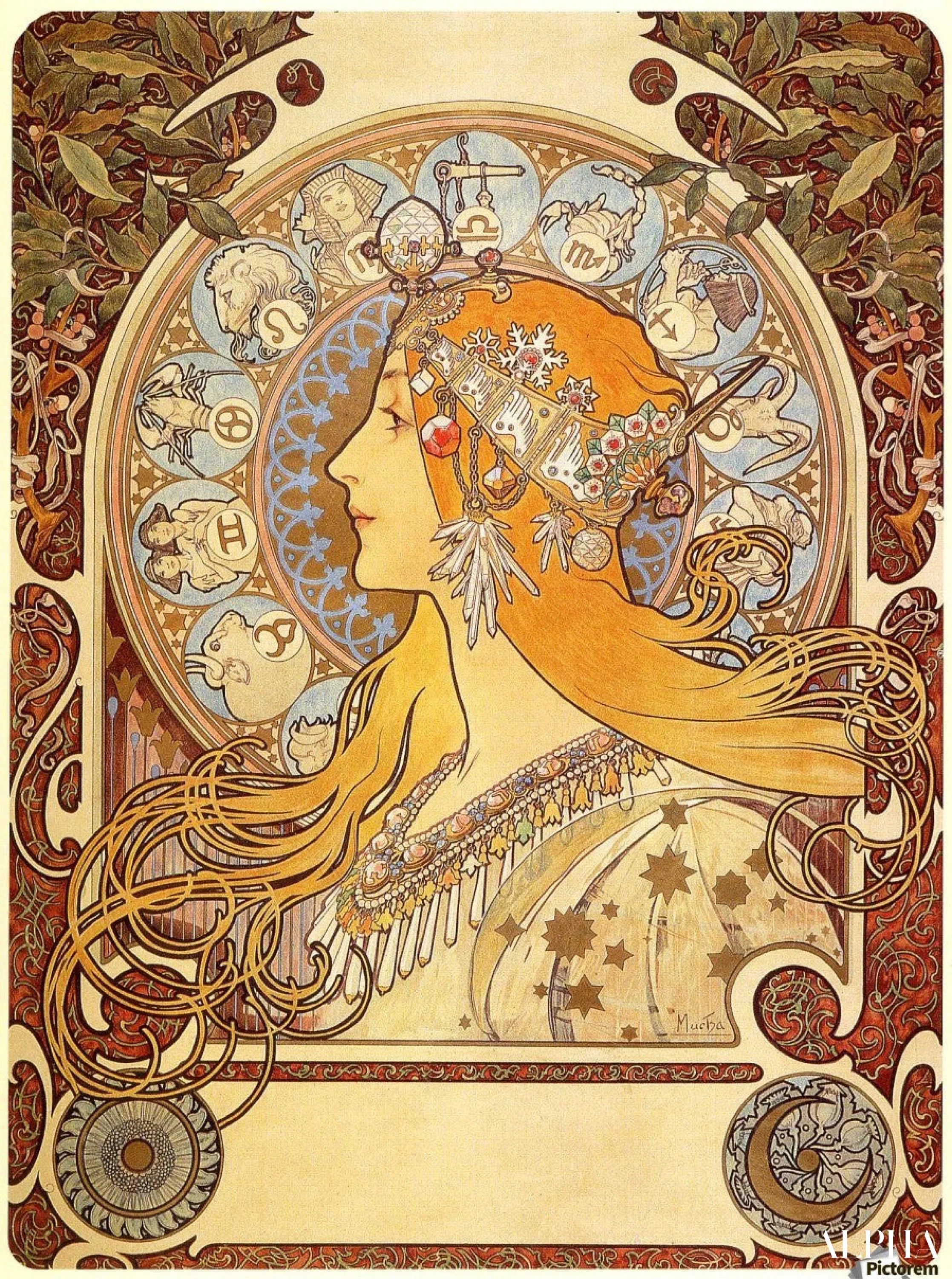 150 Slavných obrazů Alphonse Mucha