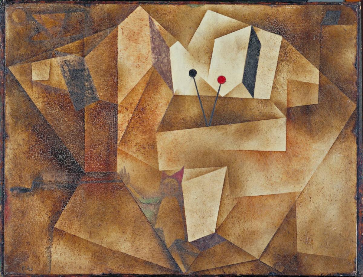 Varhany s tympány (Die Pauken-Orgel) - Paul Klee