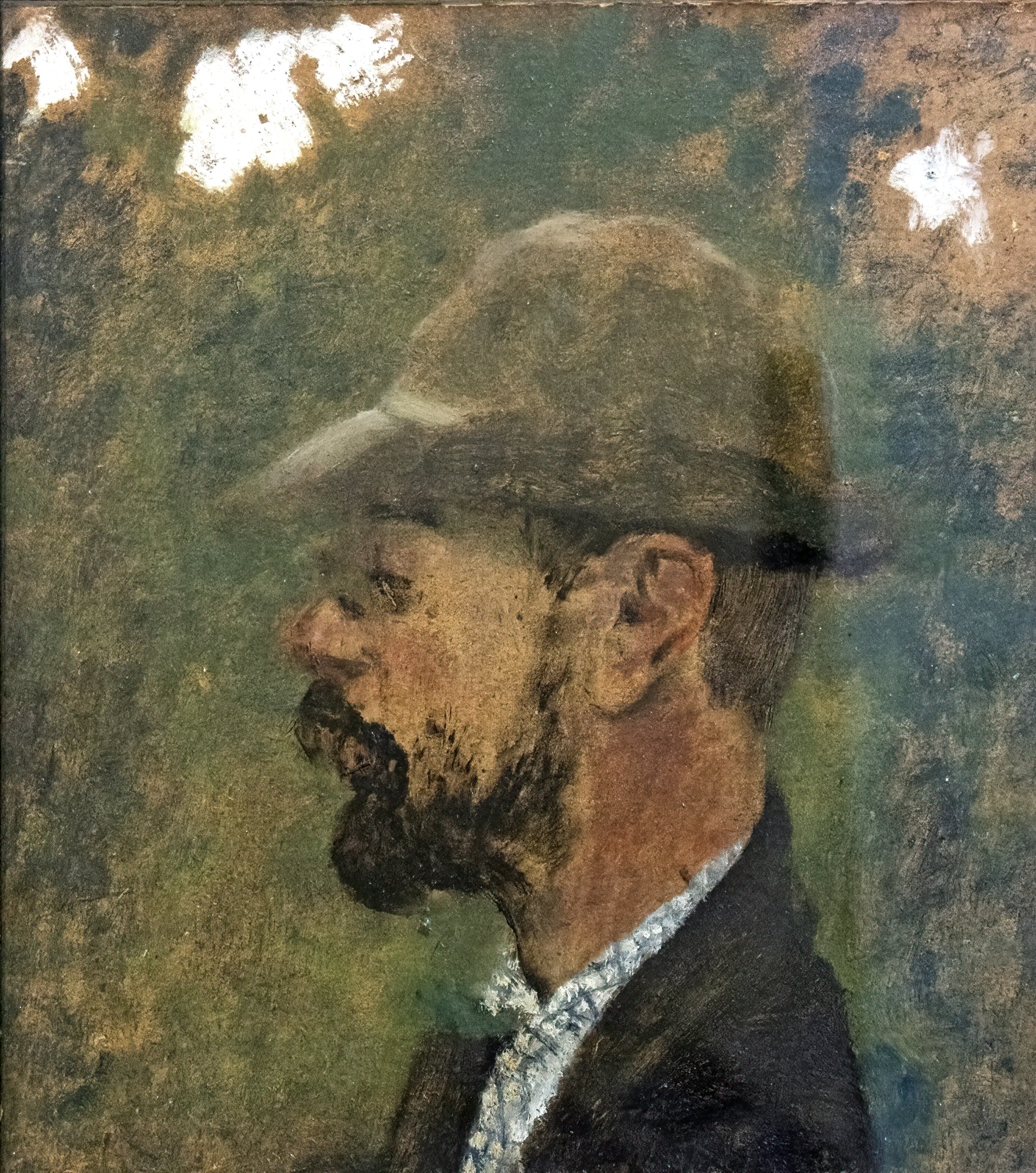 Profil de Toulouse Lautrec - Édouard Vuillard