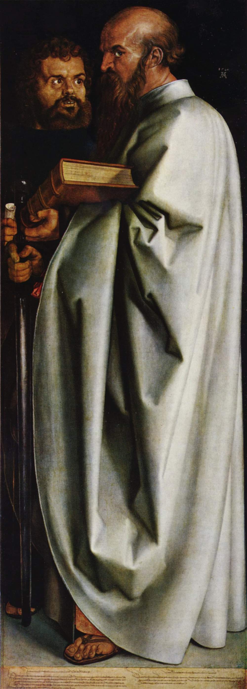Čtyři apoštolové: svatí Marek a Pavel - Albrecht Dürer