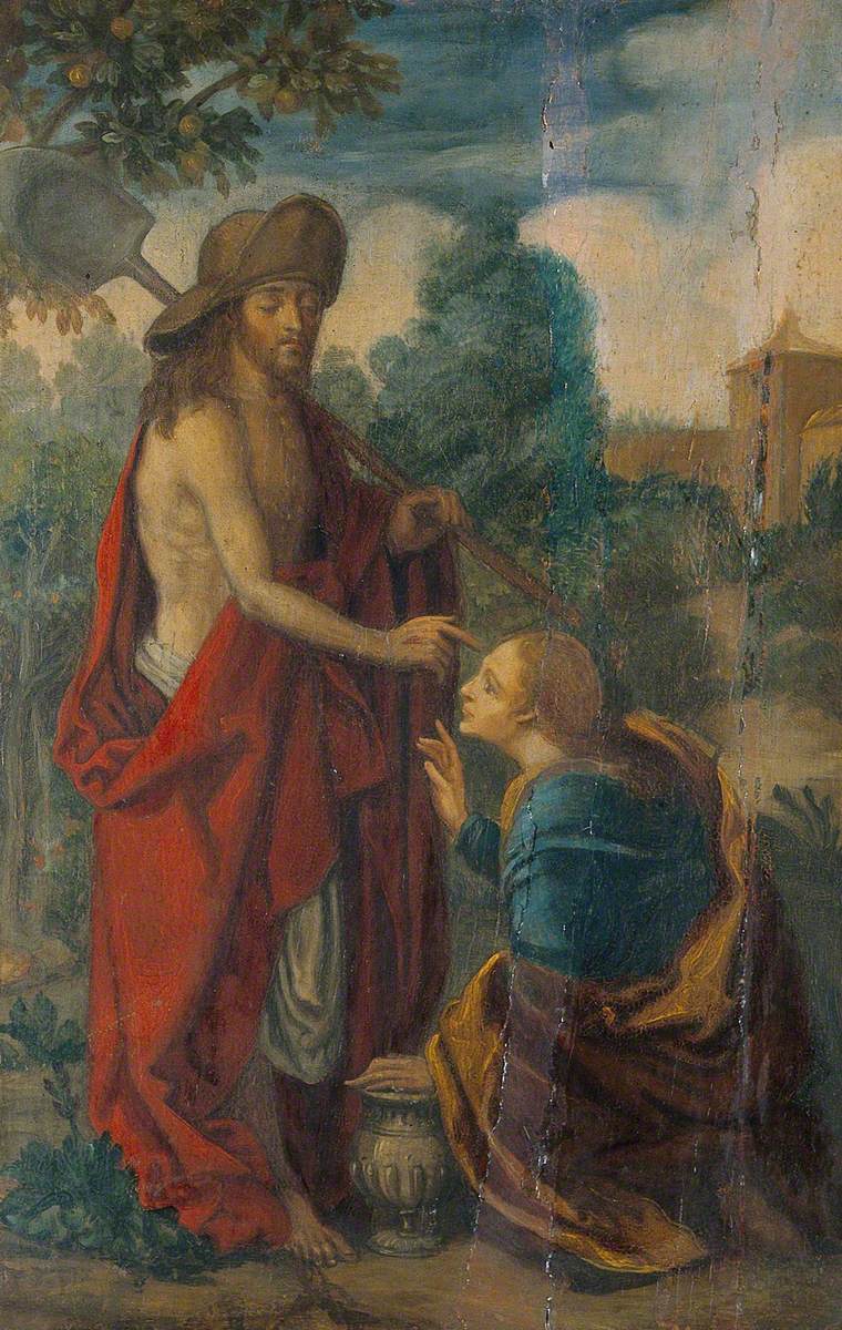 Kristus a Marie Magdaléna (Noli me Tangere) - Albrecht Dürer