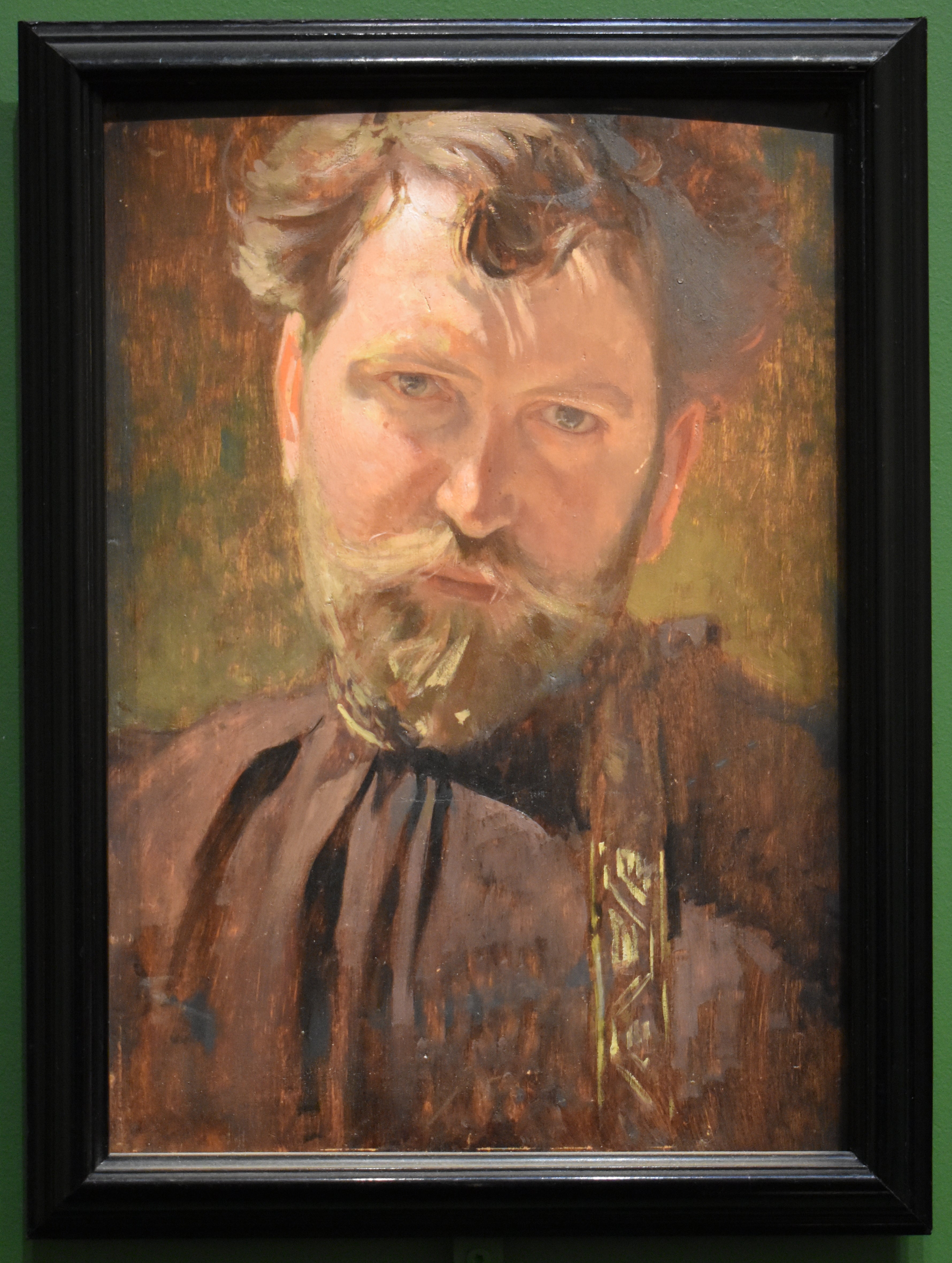 Autoportrét (1899) - Alphonse Mucha