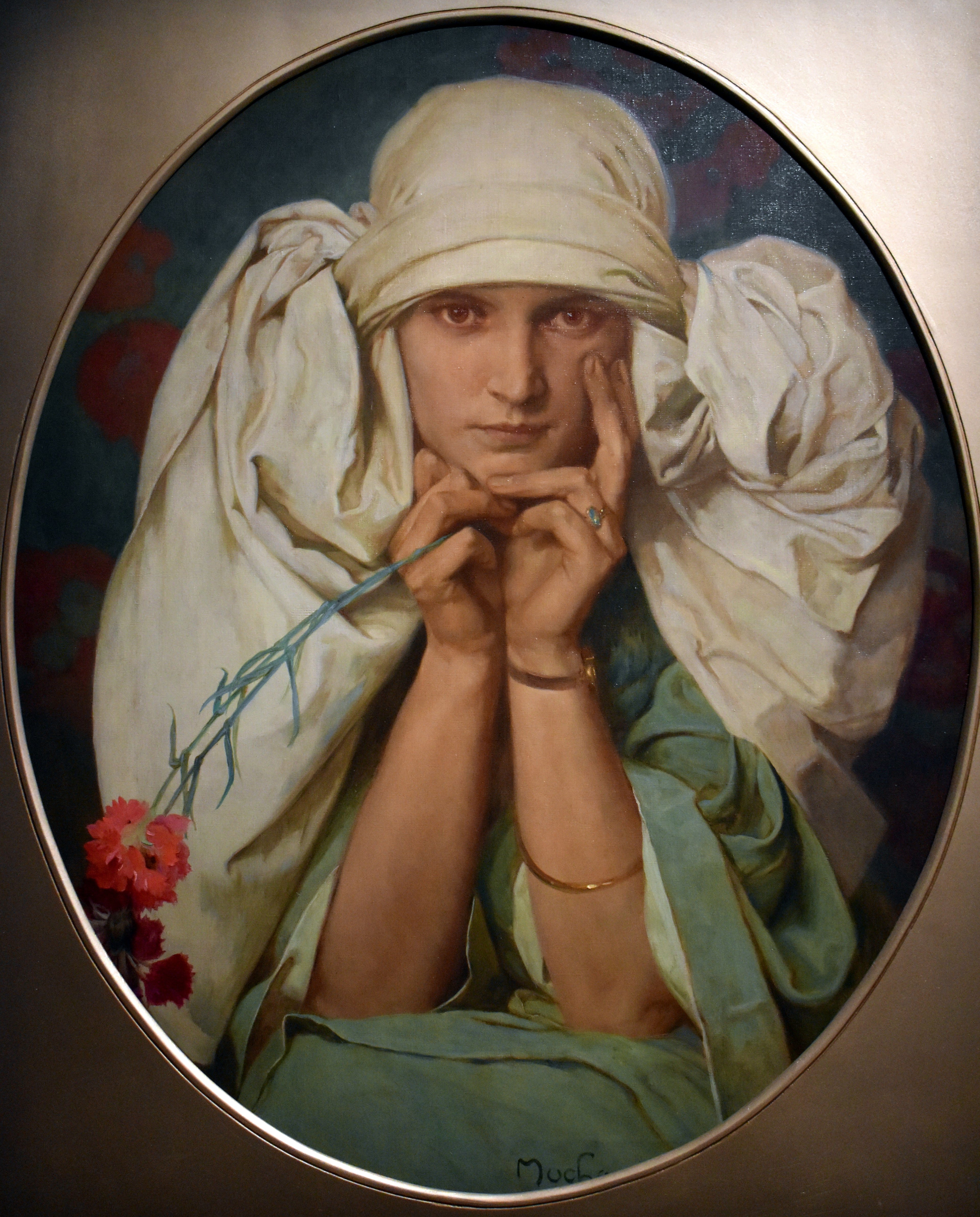Portrét Jaroslavy - Alphonse Mucha