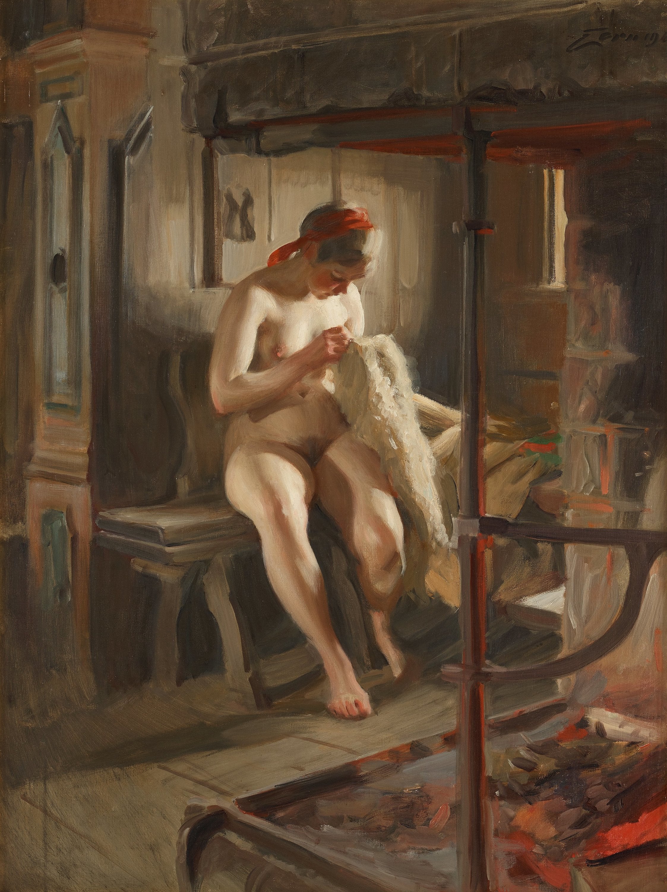 La Puce - Anders Zorn