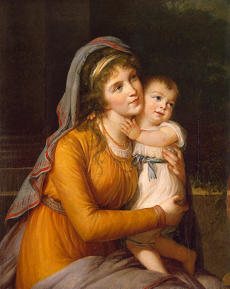 Portrait de la comtesse Anna Stroganova avec son fils - Élisabeth Vigée Le Brun
