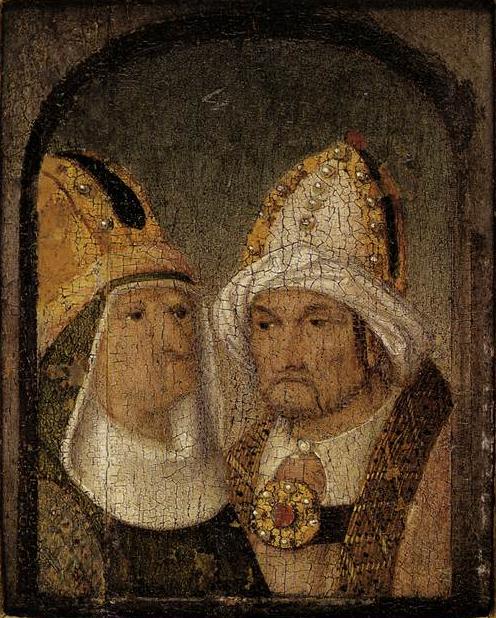 Deux figures mitrées - Hieronymus Bosch
