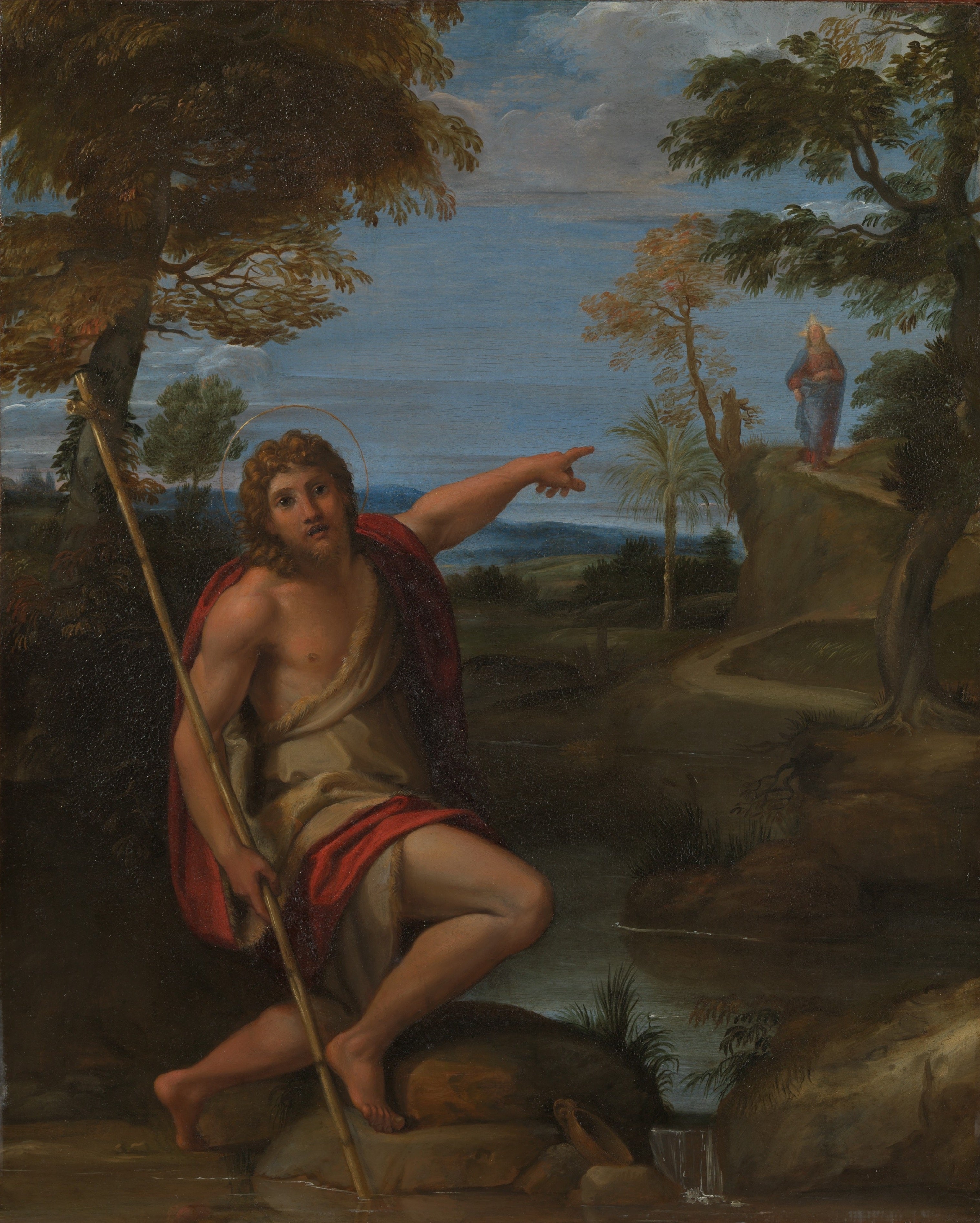 Saint Jean-Baptiste témoignant - Annibale Carracci