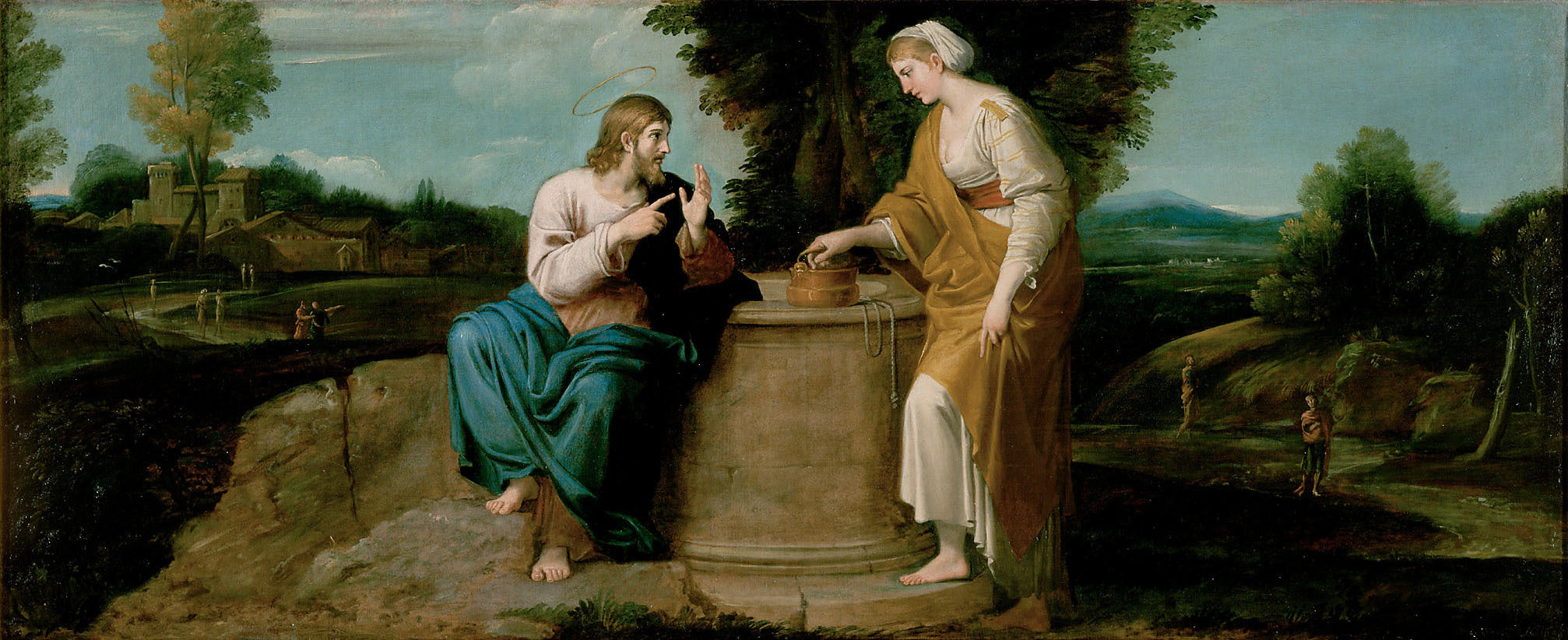 Le Christ et la Samaritaine - Annibale Carracci