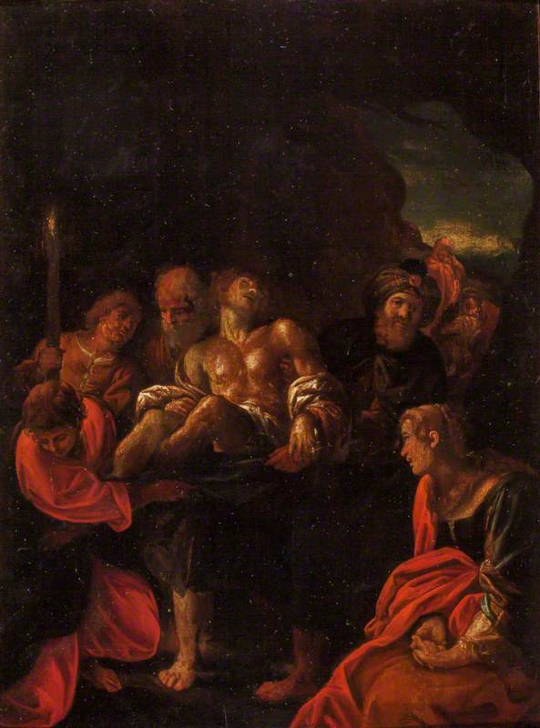 La mise au tombeau du Christ - Annibale Carracci