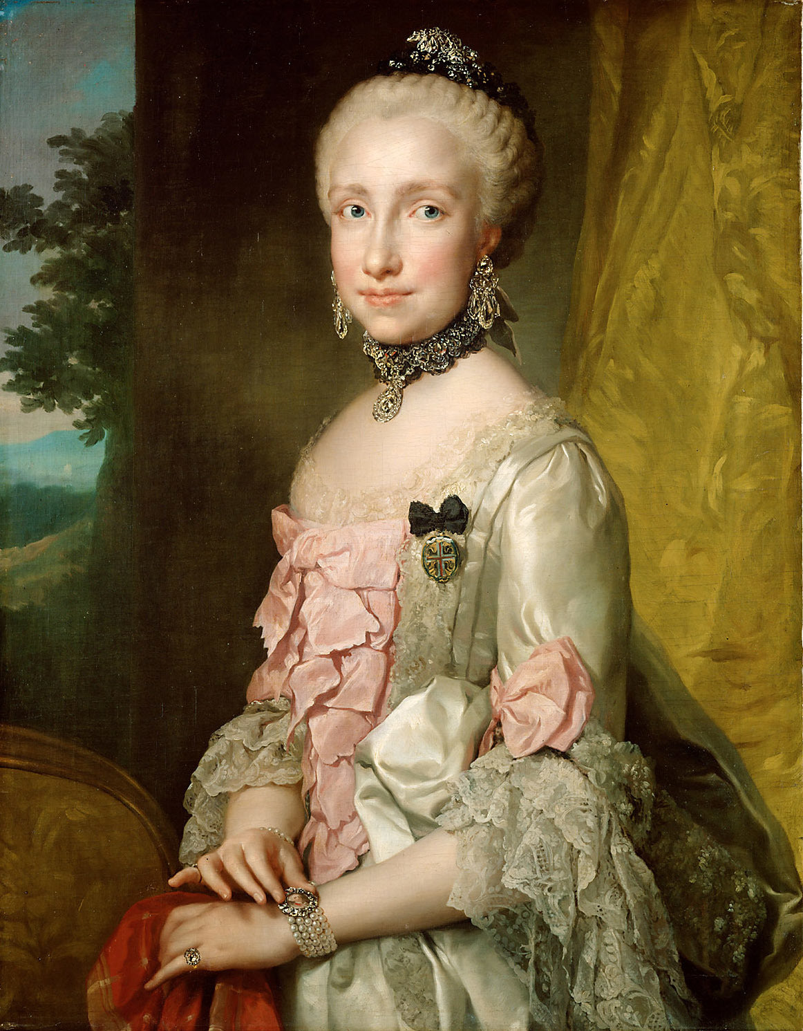 Portrait de Marie-Louise d'Espagne - Anton Raphael Mengs