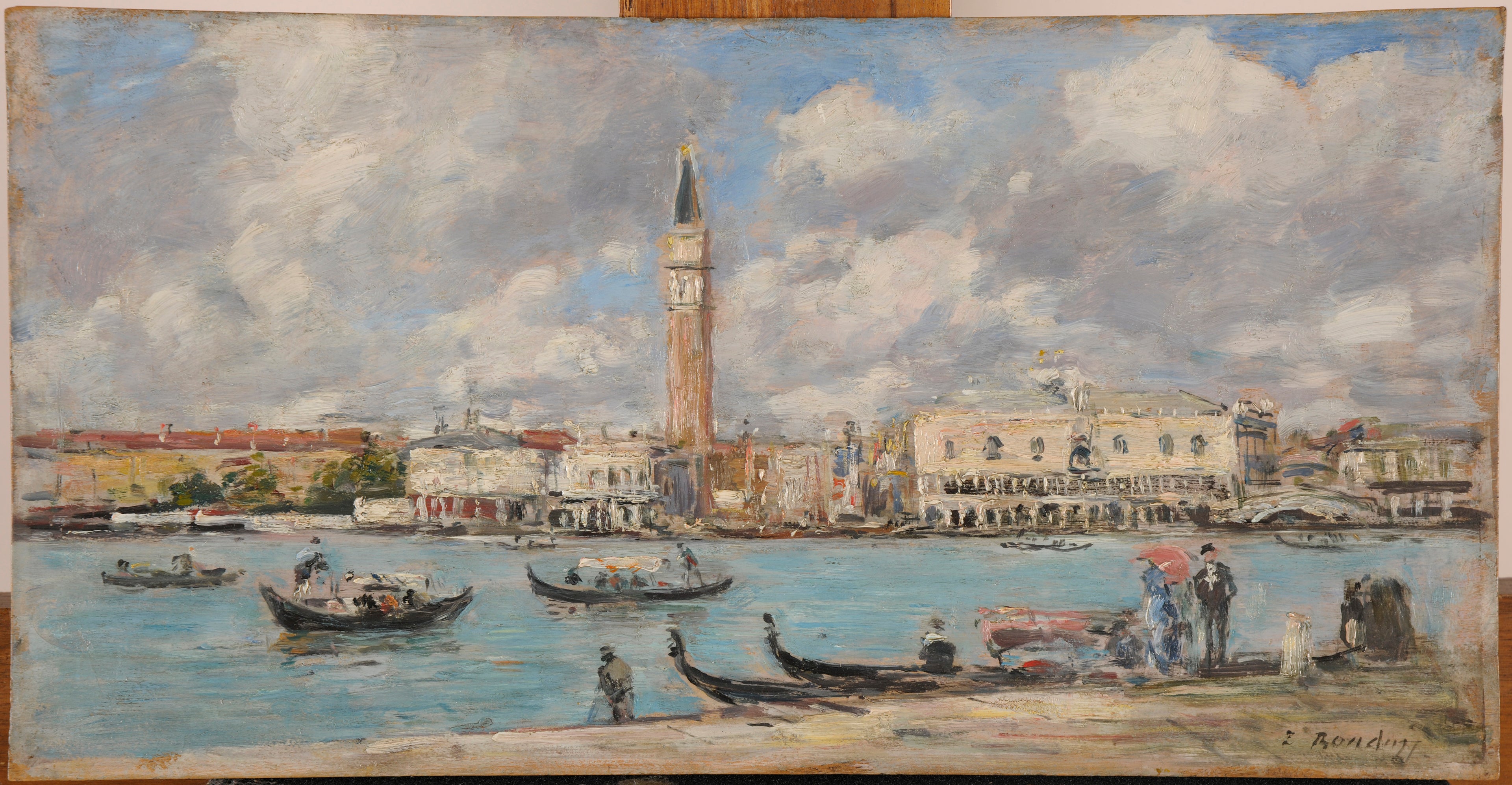 Reproduction du tableau « Venise. San Giorgio - Eugène Boudin » par Alpha Reproduction en peinture à l’huile