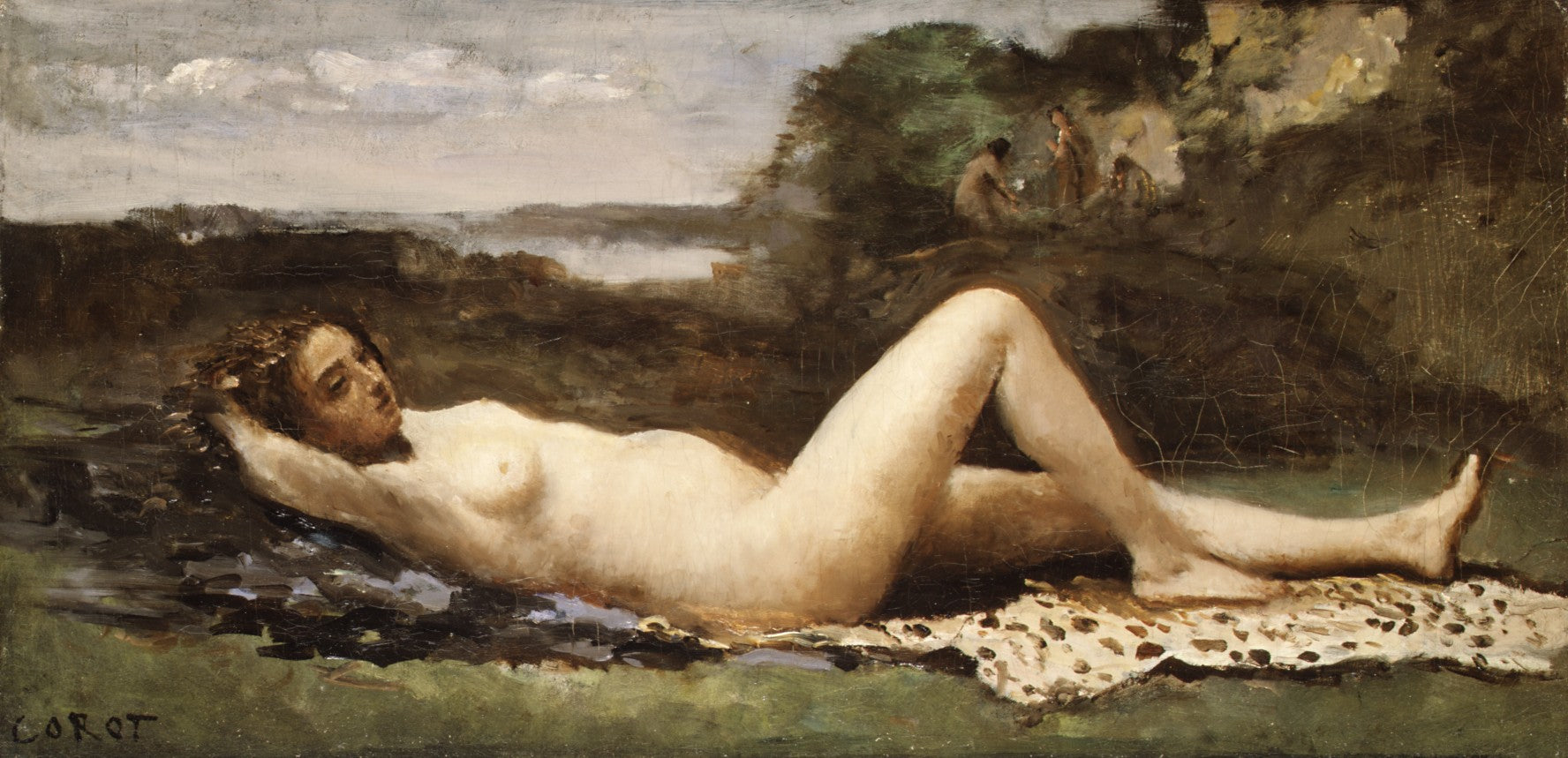 Bacchante dans un paysage - Jean-Baptiste Camille Corot