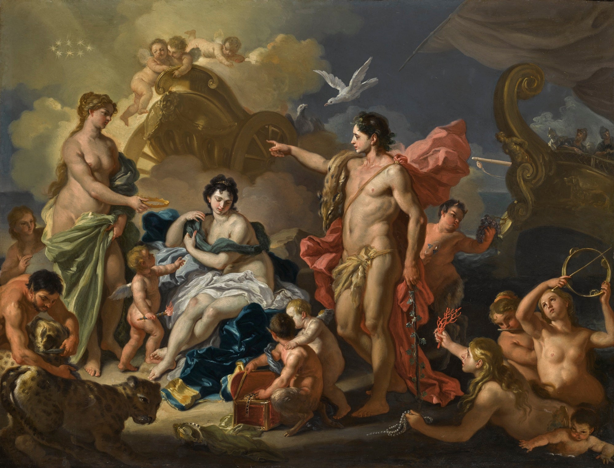 Bacchus et Ariane - Francesco Solimena