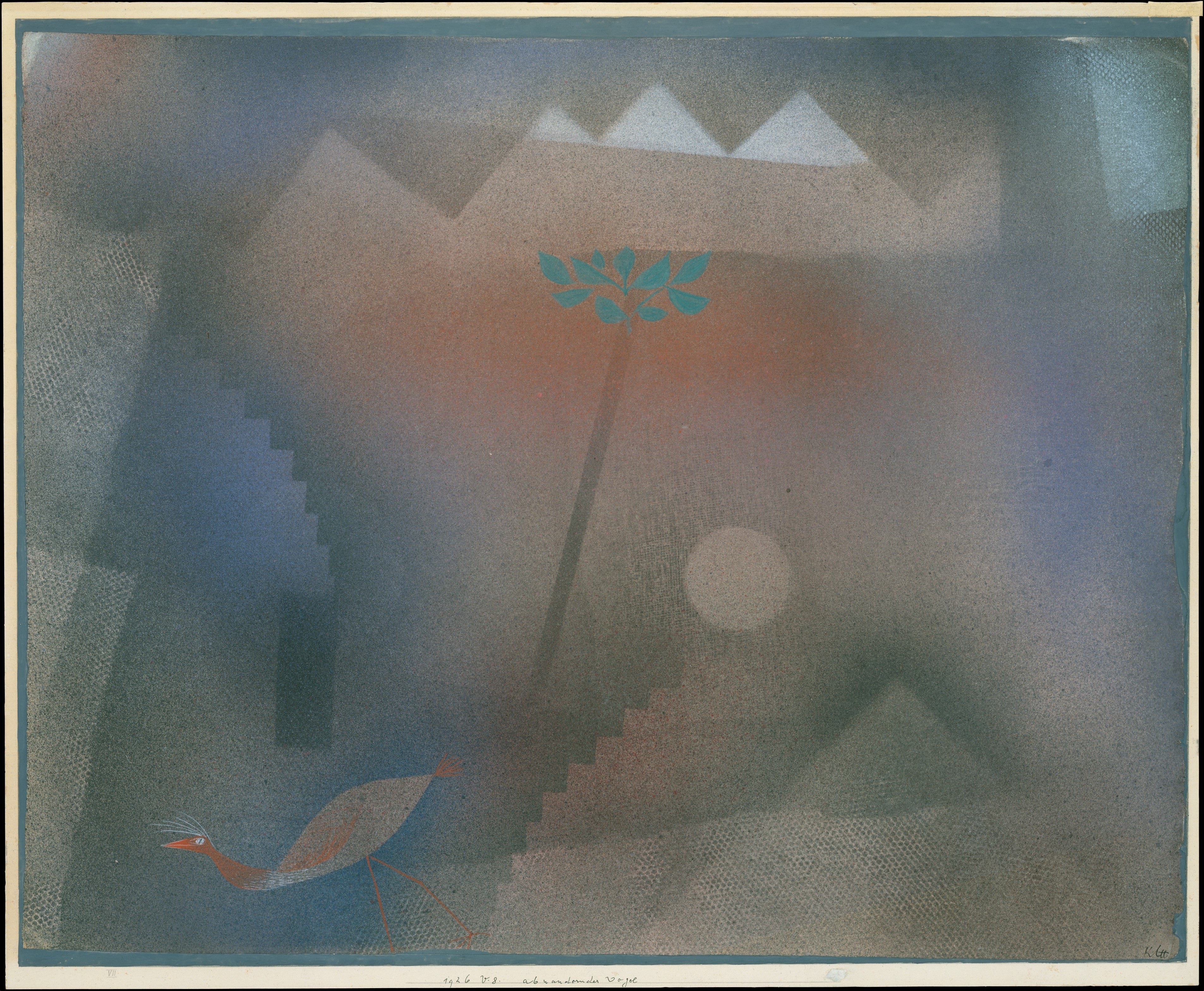 Bloudící pták - Paul Klee