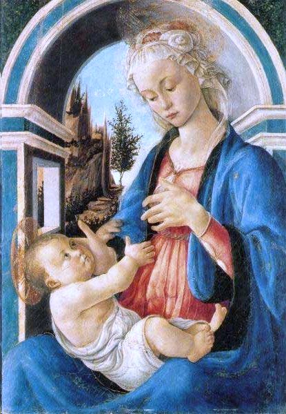 Panna Marie s Dítětem - Sandro Botticelli
