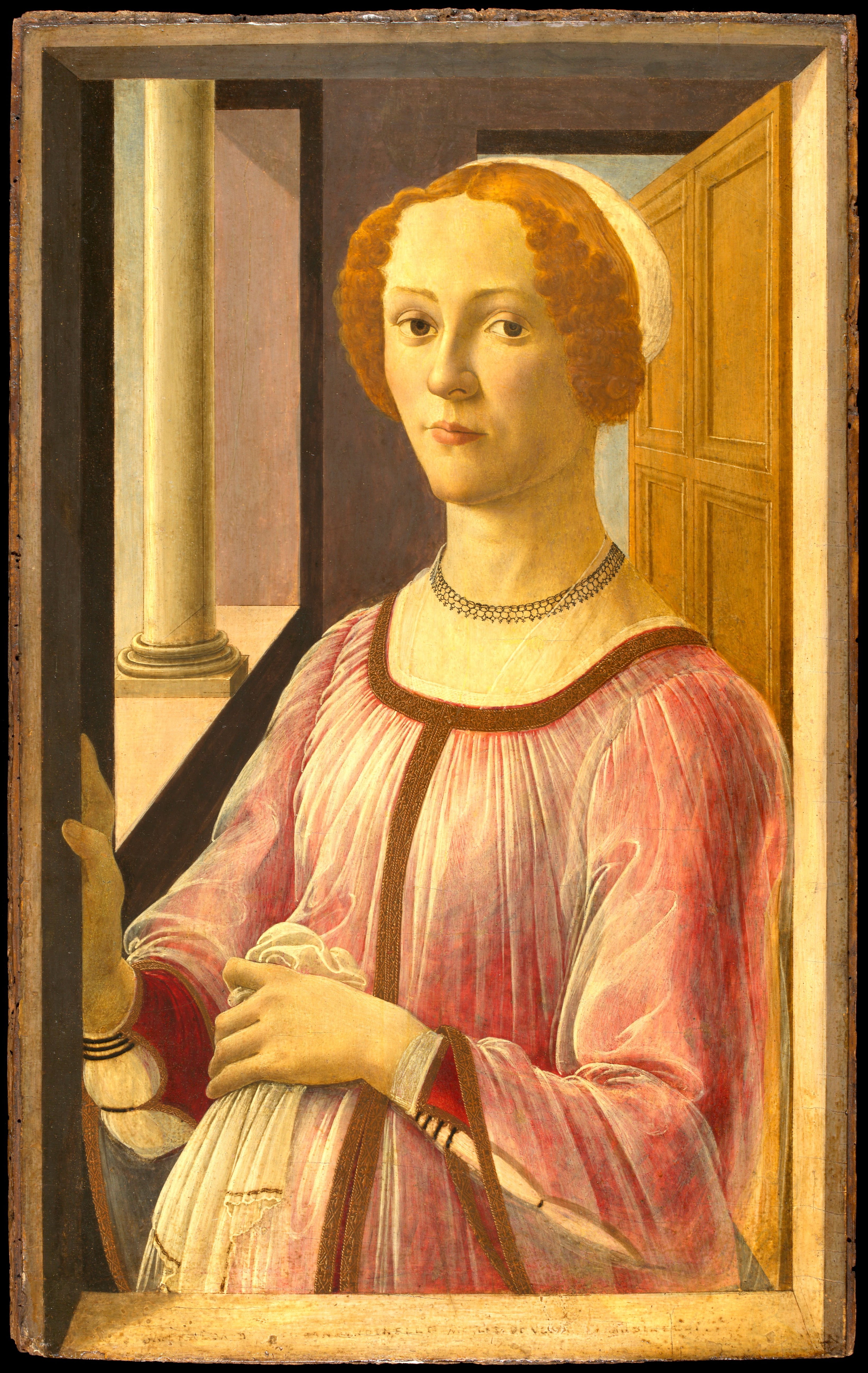 Portrét Esmeraldy Brandini - Sandro Botticelli