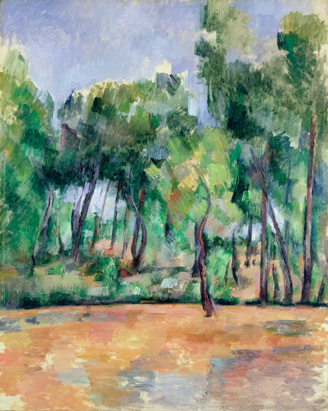 Reproduction du tableau « Provençal Landscape - Paul Cézanne » par Alpha Reproduction en peinture à l’huile