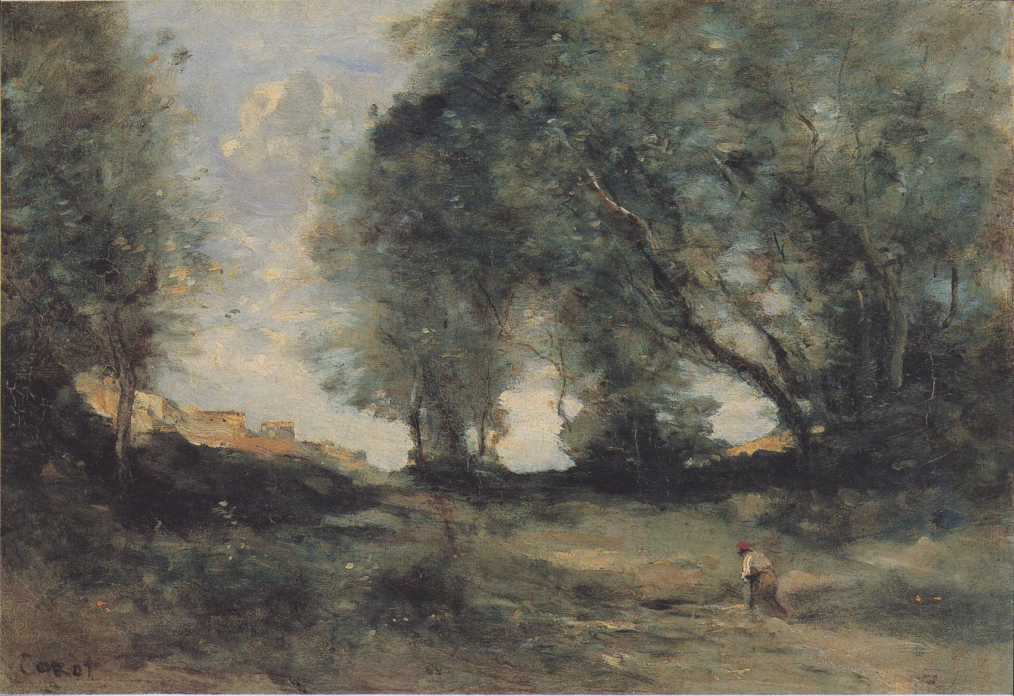 Paysage de forêt - Jean-Baptiste Camille Corot
