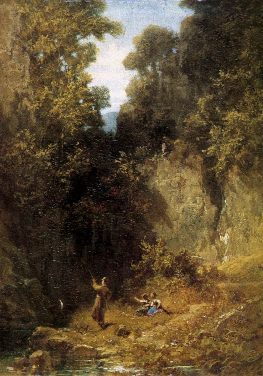 Rybář - Carl Spitzweg