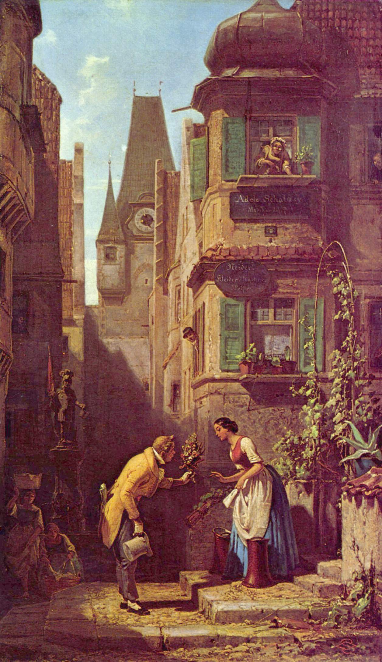 Věčný manžel - Carl Spitzweg