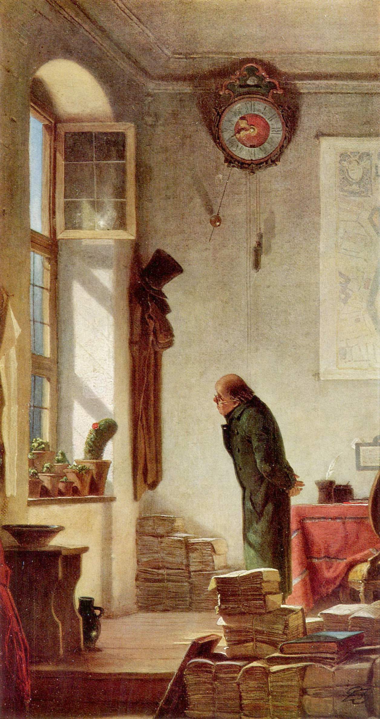 Milovník kaktusů - Carl Spitzweg