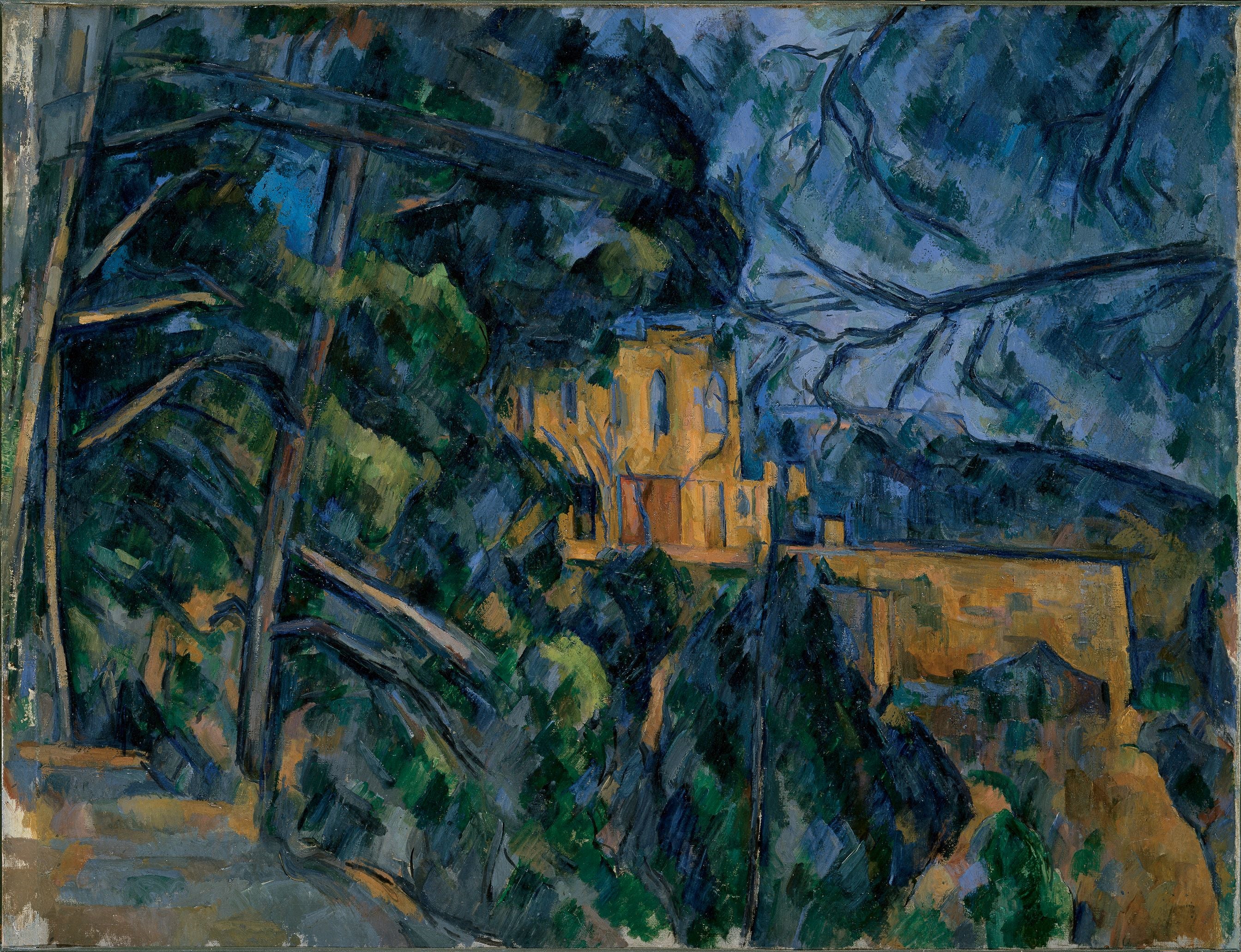Reproduction du tableau « Château Noir - Paul Cézanne » par Alpha Reproduction en peinture à l’huile