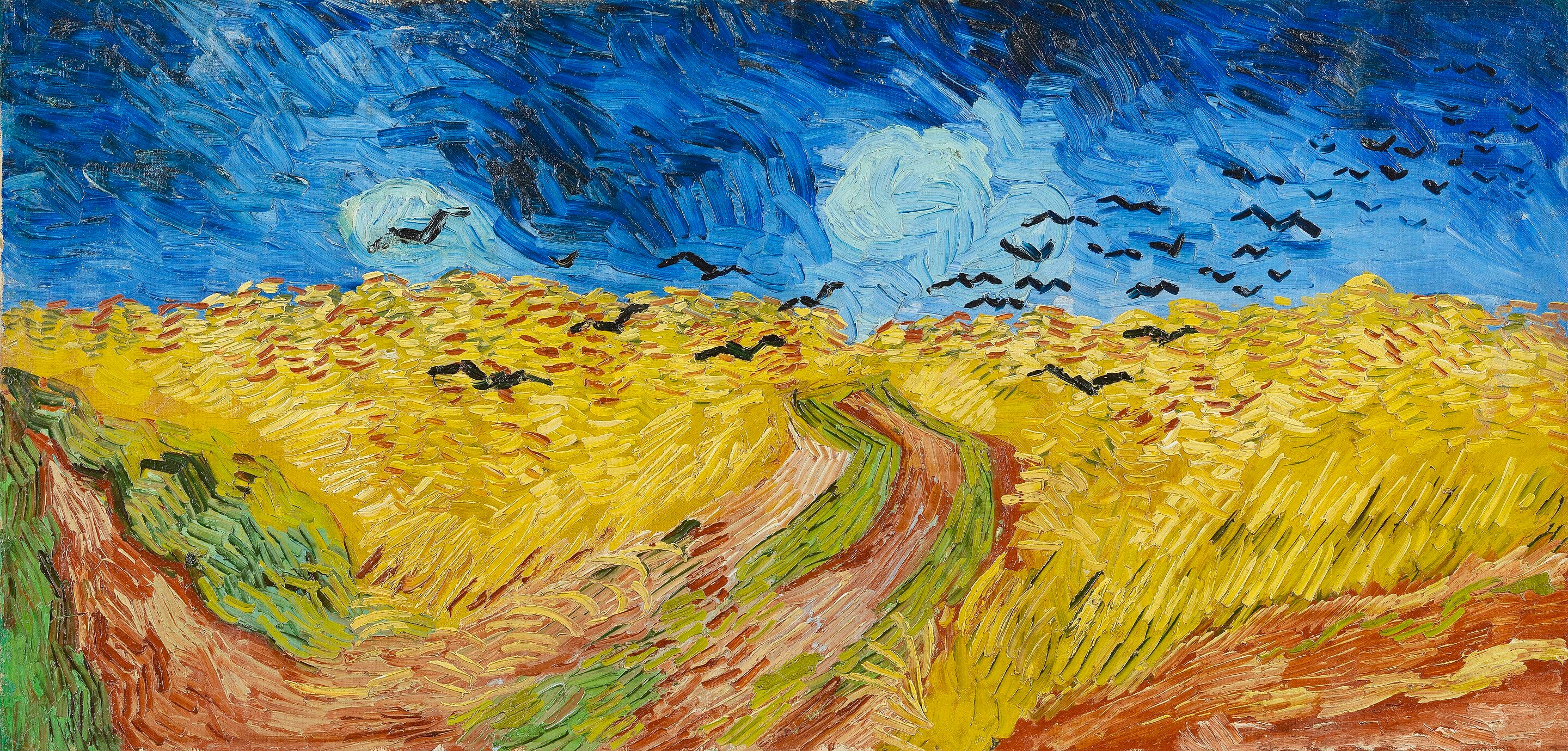 Pšeničné pole s havrany - Vincent van Gogh