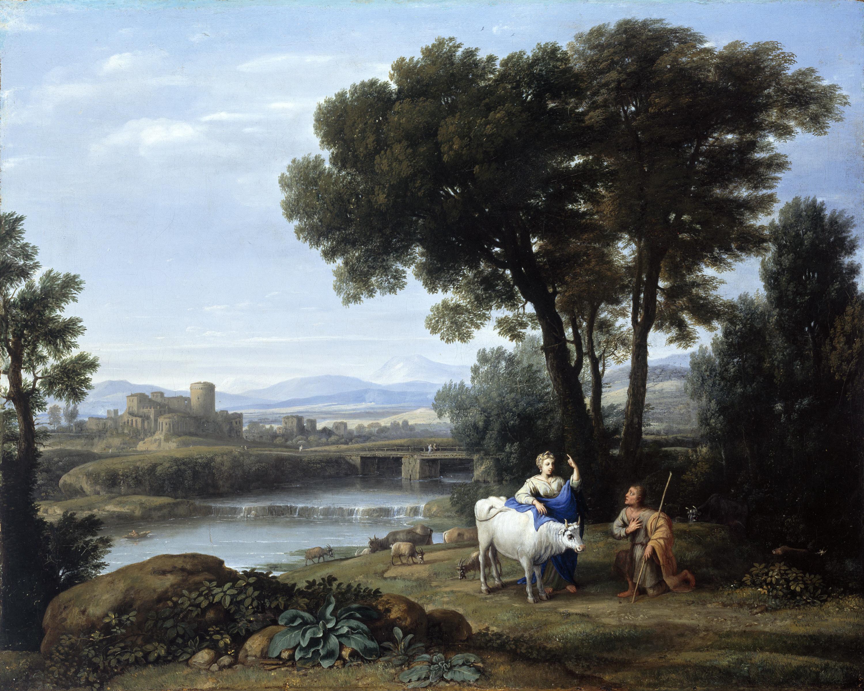 Junon confie Io aux soins d'Argus - Claude Lorrain