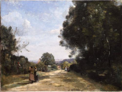 Sèvres-Brimborion. Vue prise en regardant Paris - Jean-Baptiste Camille Corot