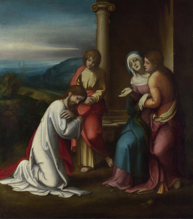 Le Christ prenant congé de sa mère - Antonio da Correggio