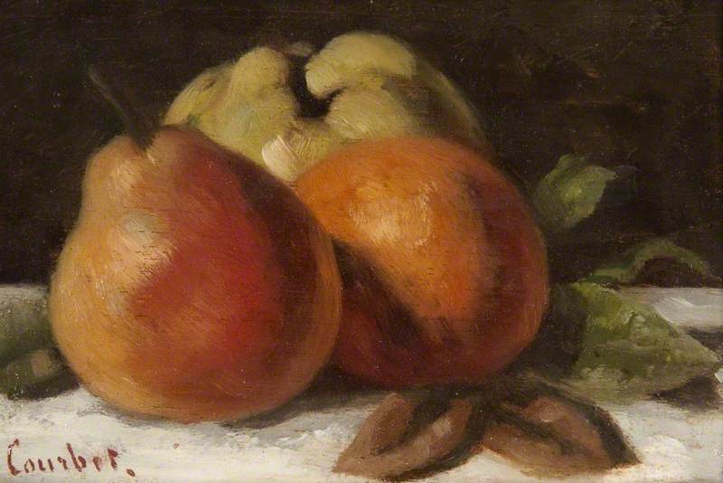 Pomme, poire et orange - Gustave Courbet