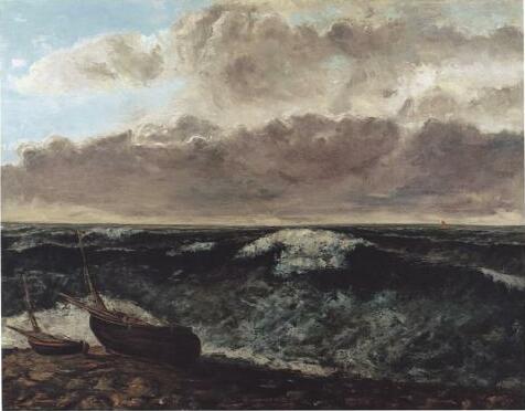 Mer agitée - Gustave Courbet