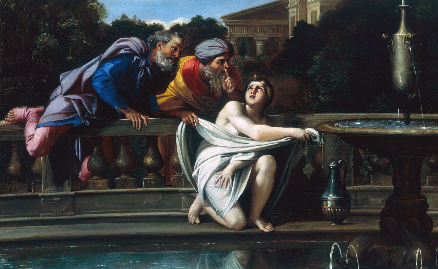 Suzanne et les vieillards - Annibale Carracci
