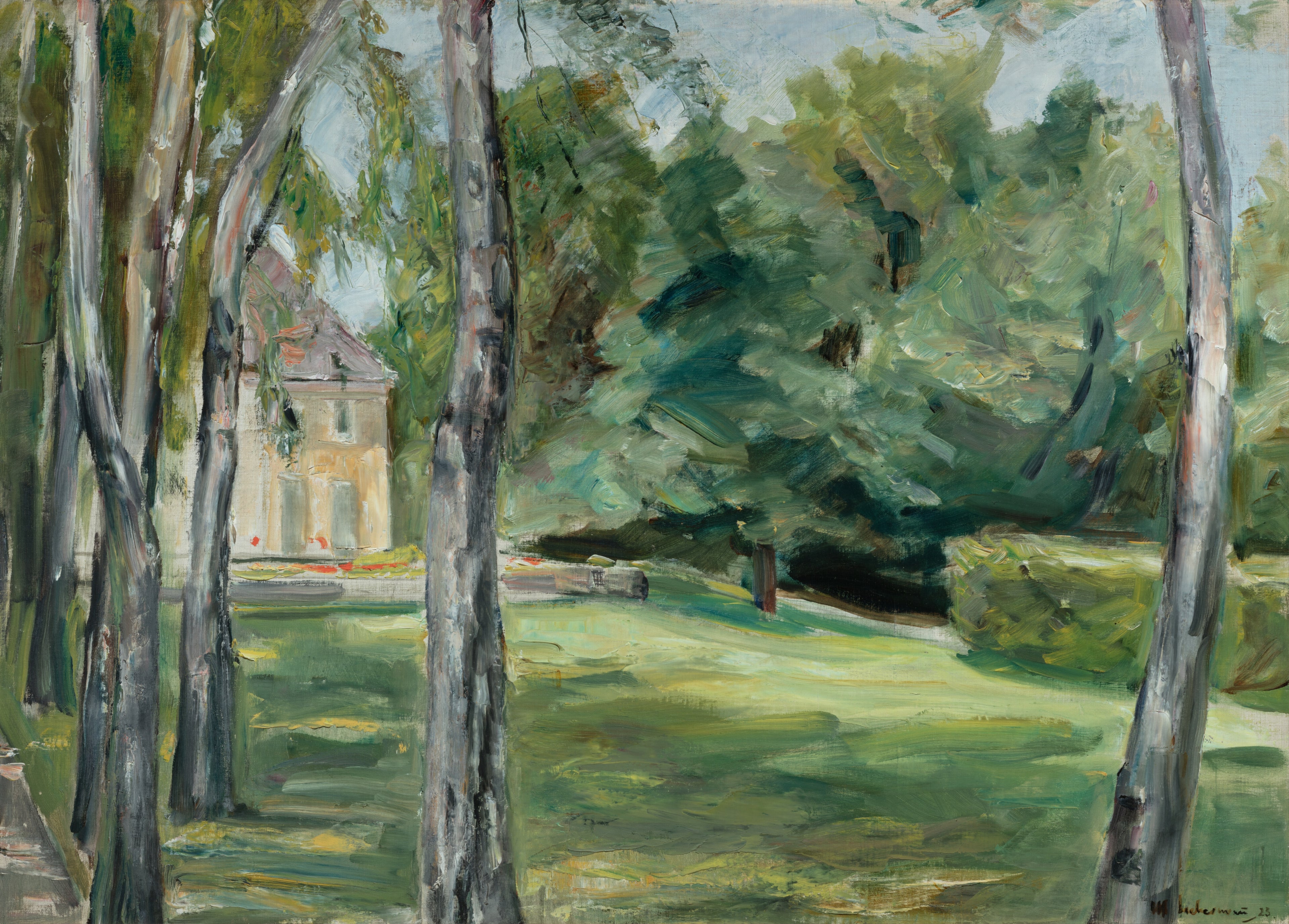 Dům v zahradě - Max Liebermann