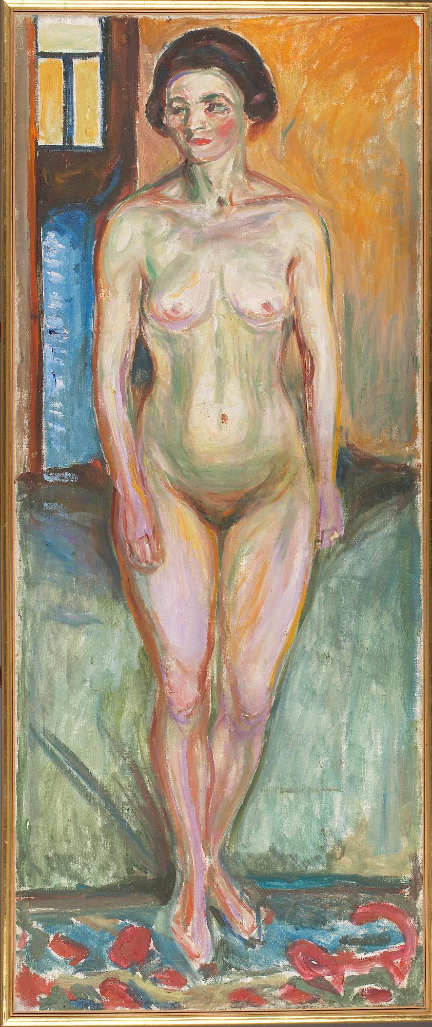 Reproduction du tableau « Nu debout - Edvard Munch » par Alpha Reproduction en peinture à l’huile