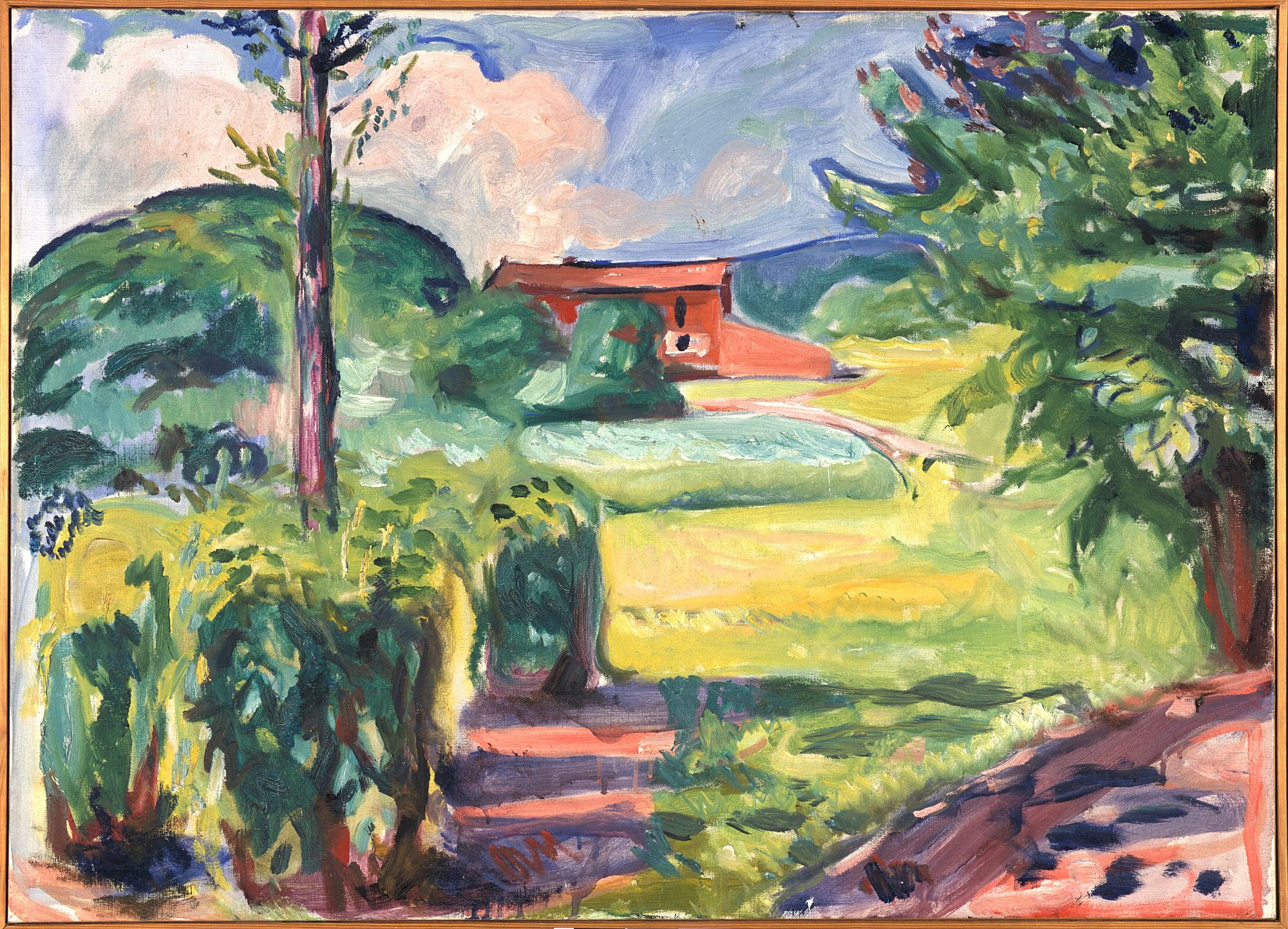 Reproduction du tableau « Été à Ekely - Edvard Munch » par Alpha Reproduction en peinture à l’huile