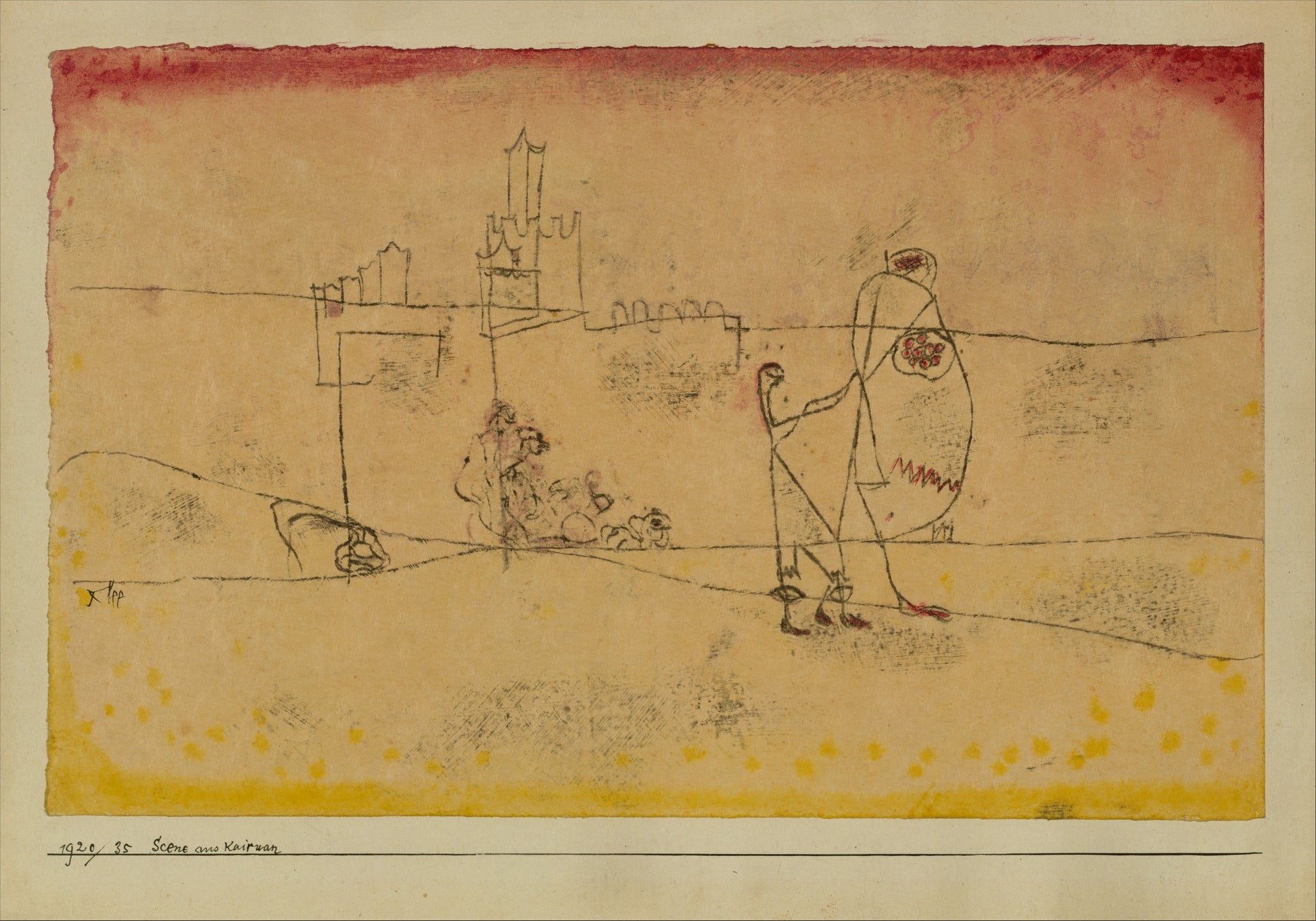 Epizoda v Kairouanu - Paul Klee