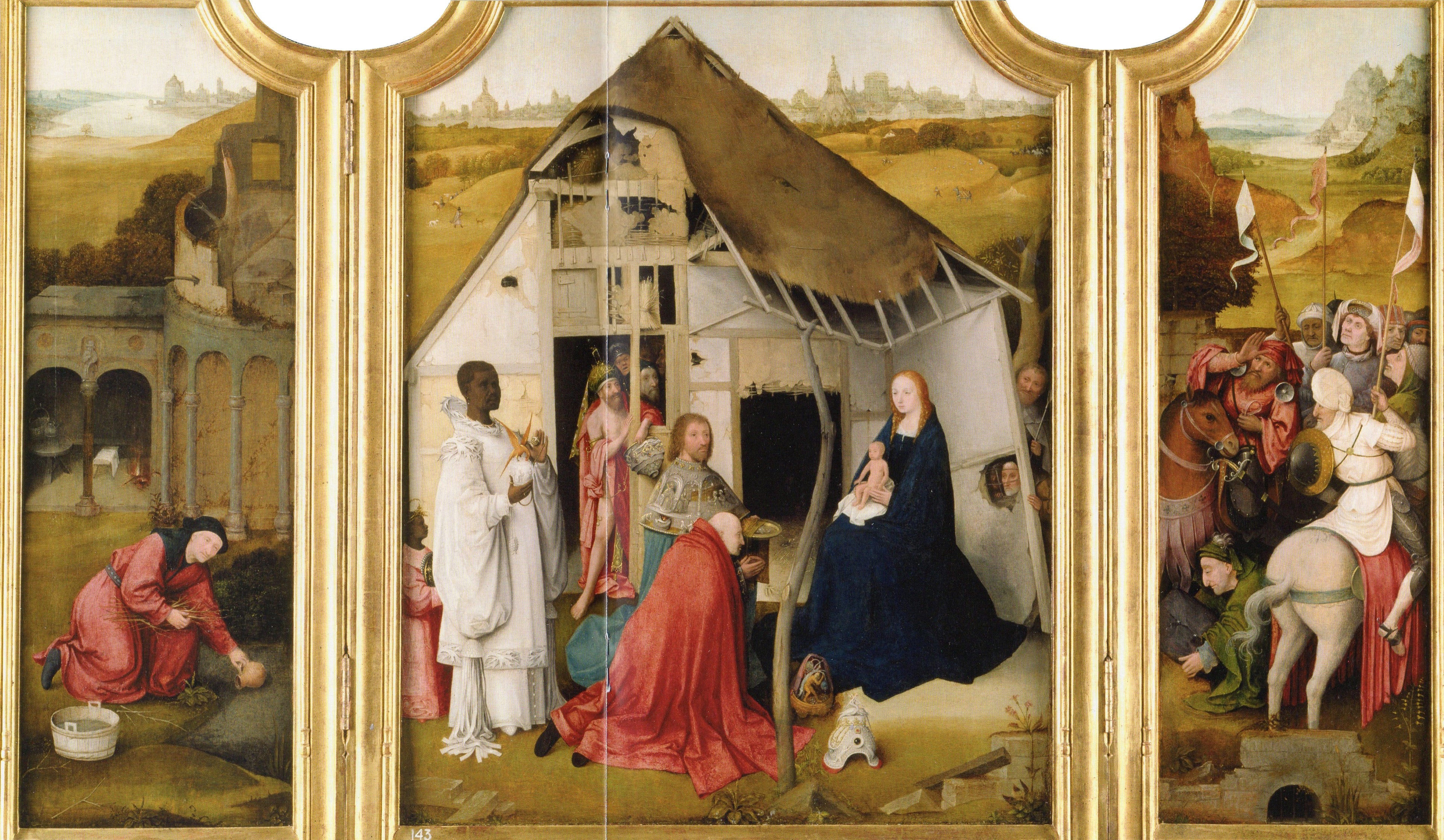 L'Adoration des mages - Hieronymus Bosch