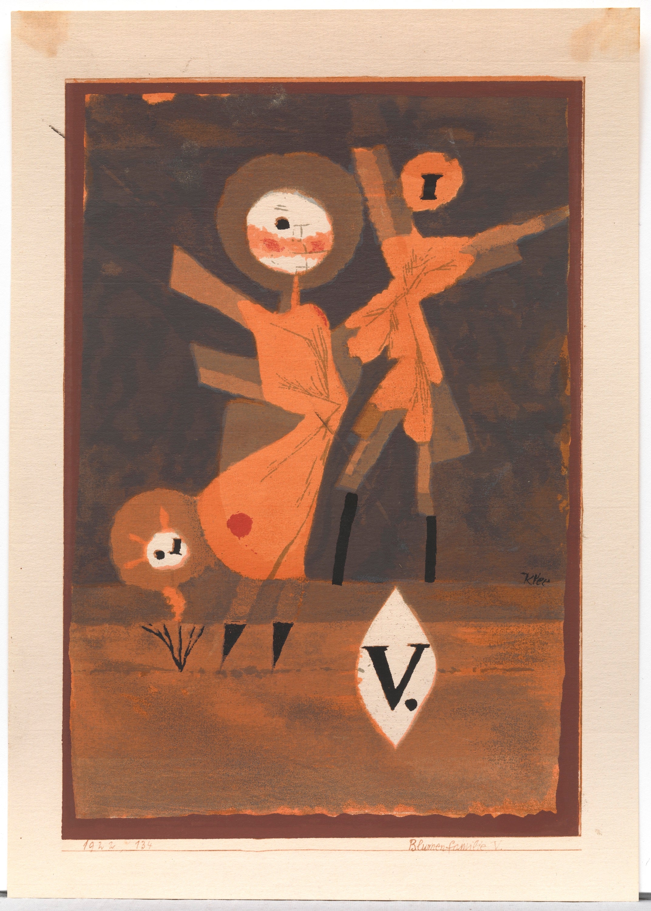 Rodina květin V. - Paul Klee
