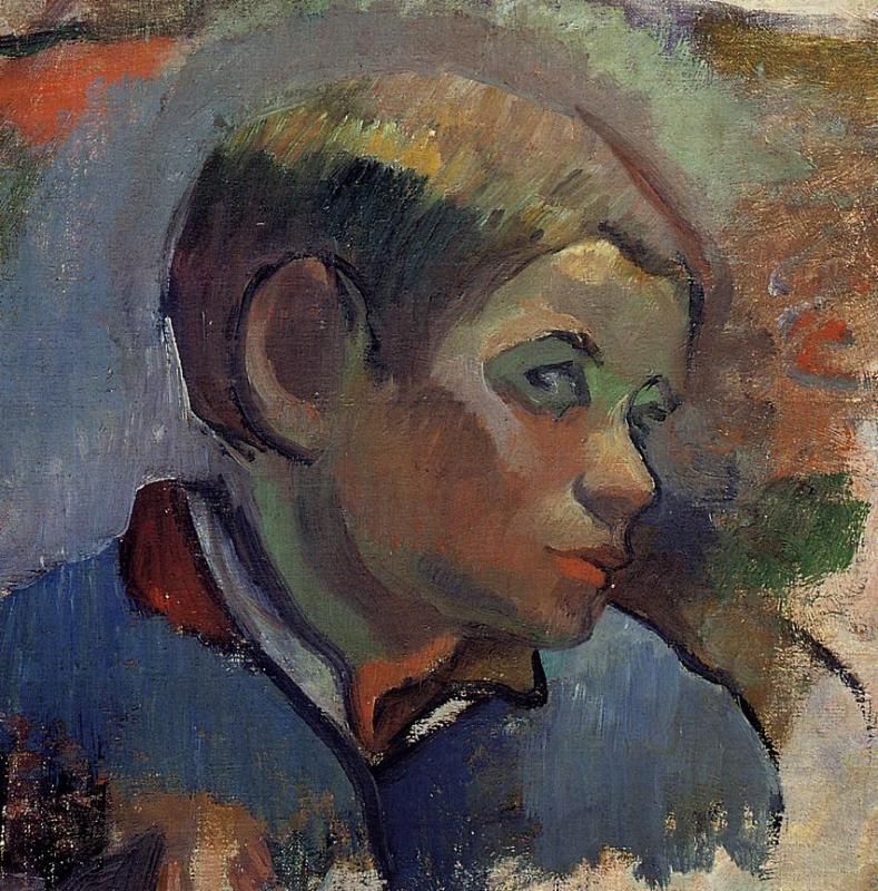 Portrét malého chlapce - Paul Gauguin
