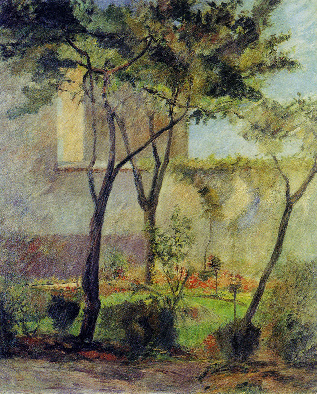 Koutek zahrady, ulice Carcel - Paul Gauguin