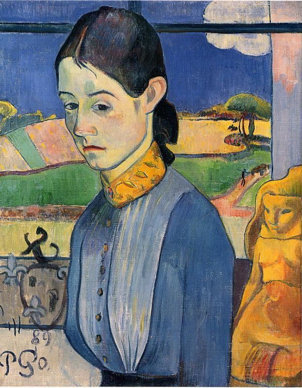 Mladá Bretaňka - Paul Gauguin