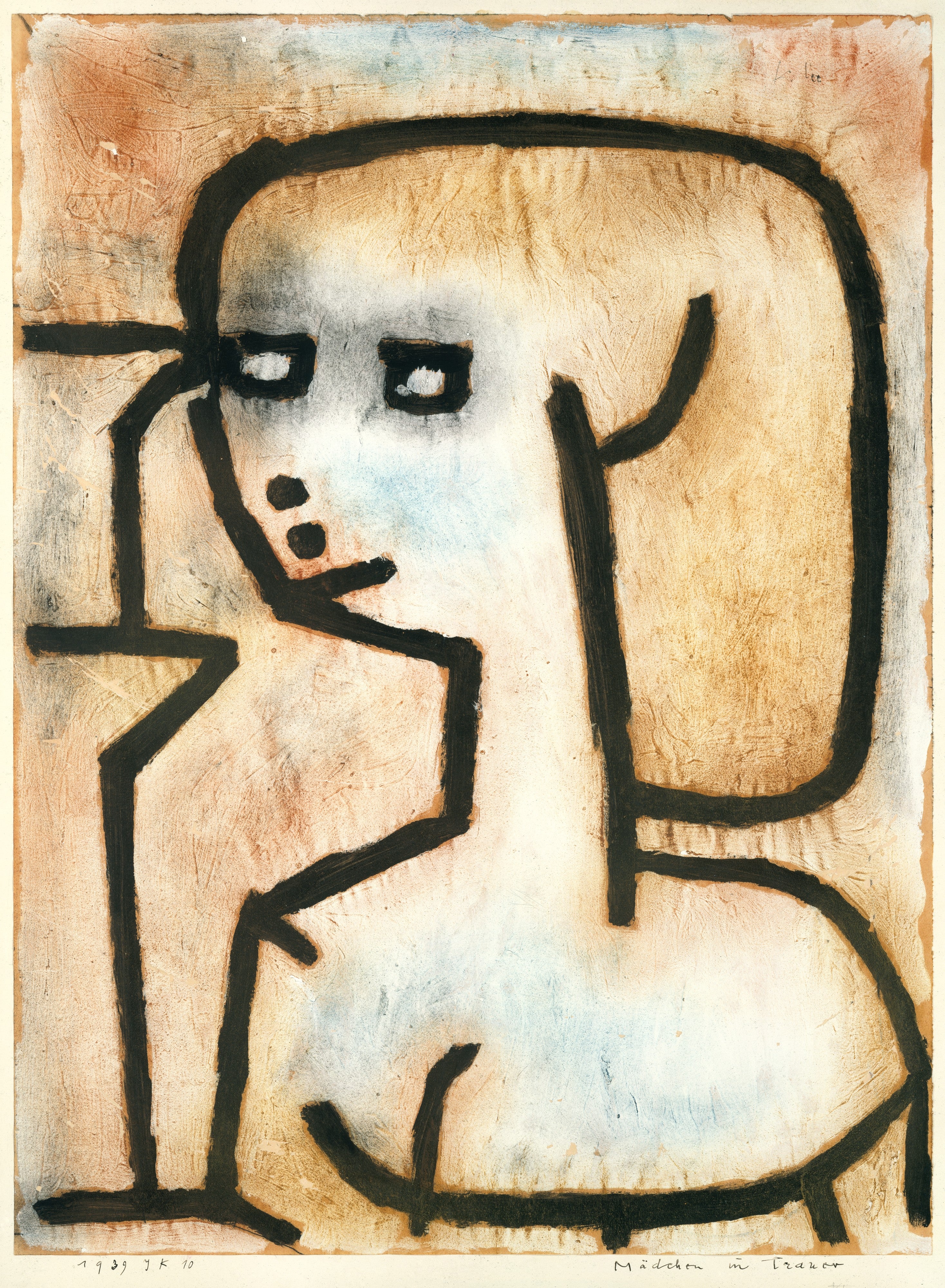 Dívka v smutku - Paul Klee