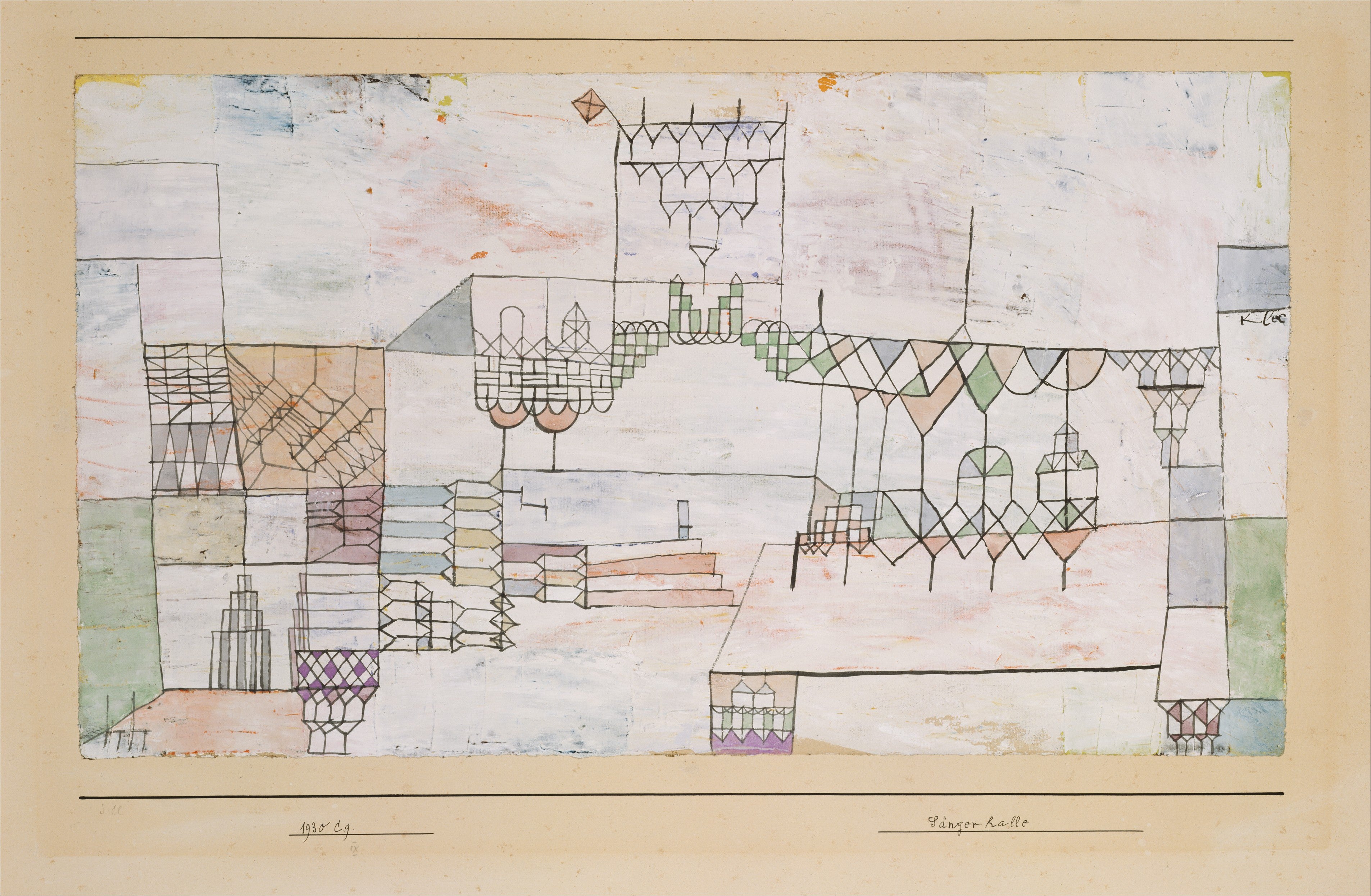 Velká síň zpěváků - Paul Klee