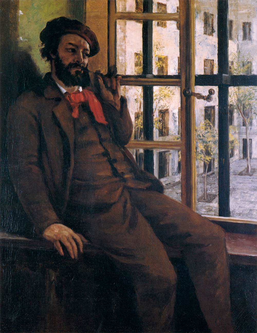 Autoportrait à Sainte-Pélagie - Gustave Courbet