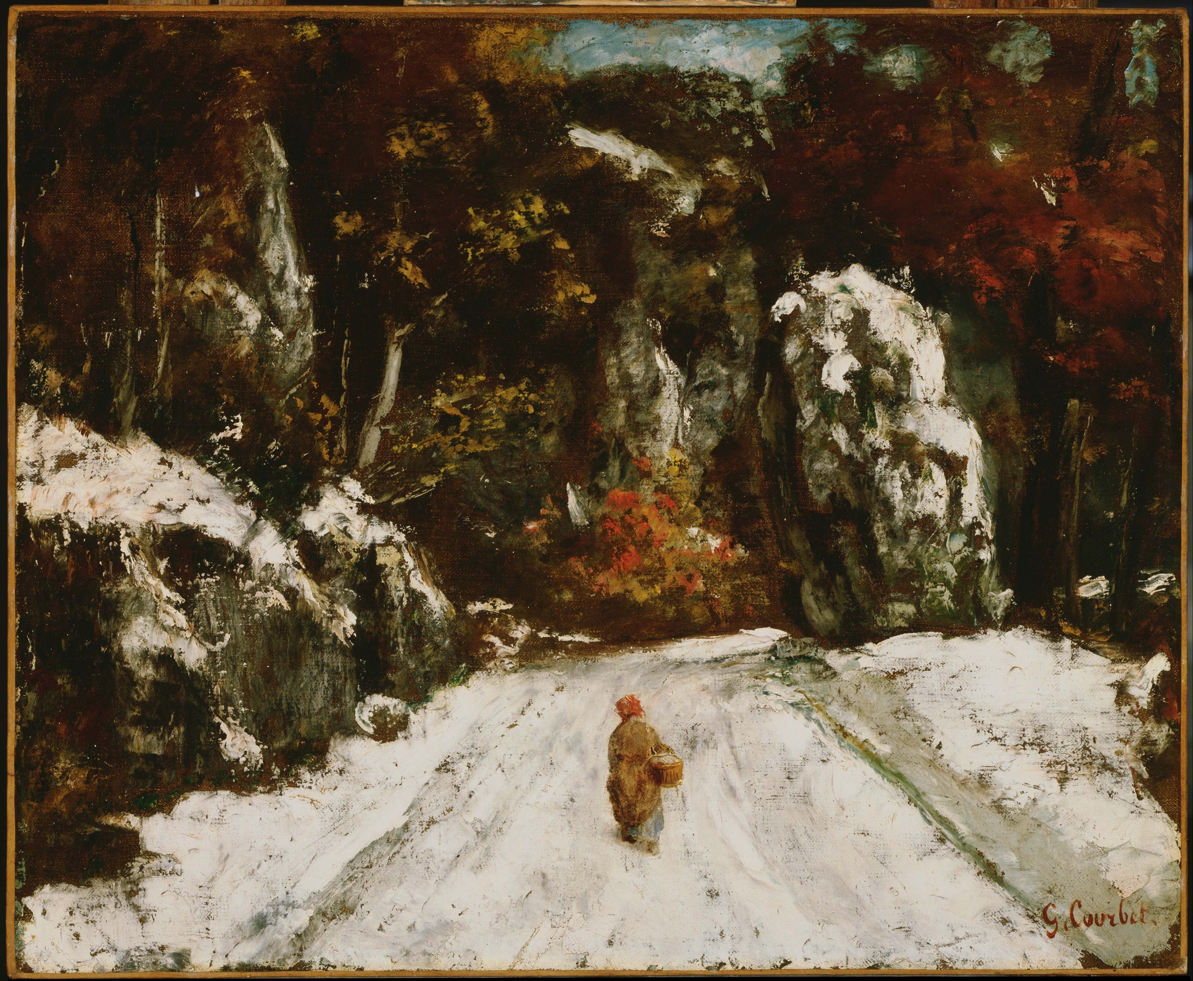 L'hiver dans le Jura - Gustave Courbet