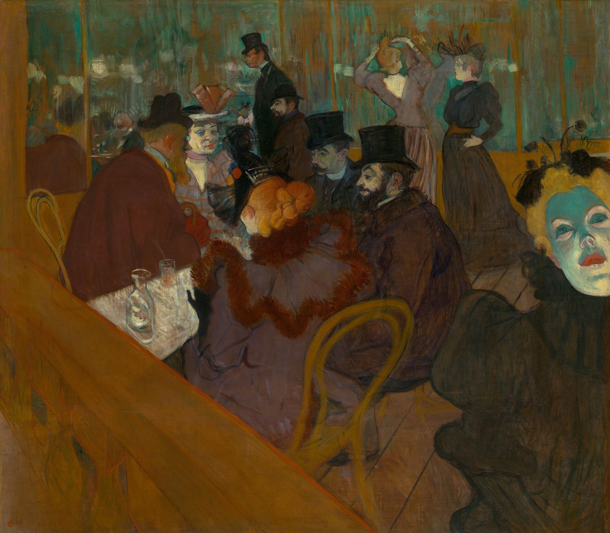 U Moulin-Rouge - Henri de Toulouse-Lautrec