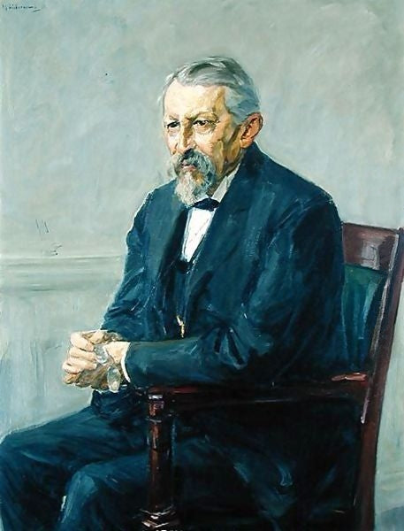Portrét zoologa Hermanna Strebela - Max Liebermann