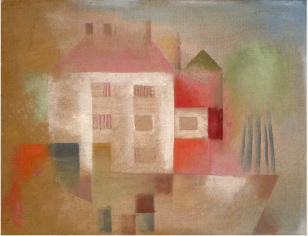 Nový dům na předměstí - Paul Klee