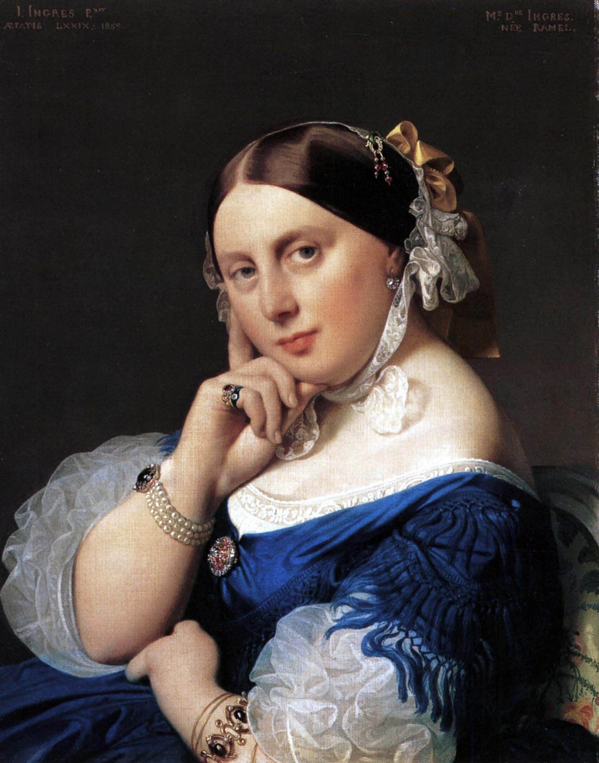 Portrét paní Ingresové, rozené Ramel - Jean-Auguste-Dominique Ingres